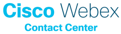 Cisco Webex Contact Center Management Software